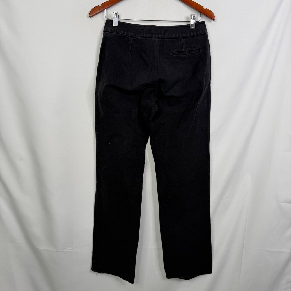 Katharine Hamnett Denim Black Straight Leg Pants Made in Italy Size 30 Womens - Picture 6 of 9